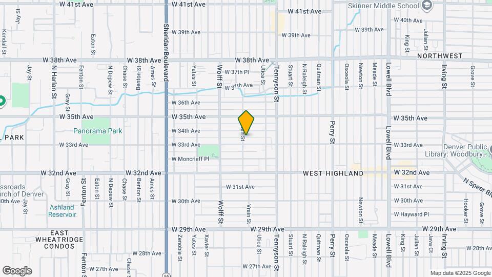 3318 Vrain St Mapa y Detalles de la Ubicación