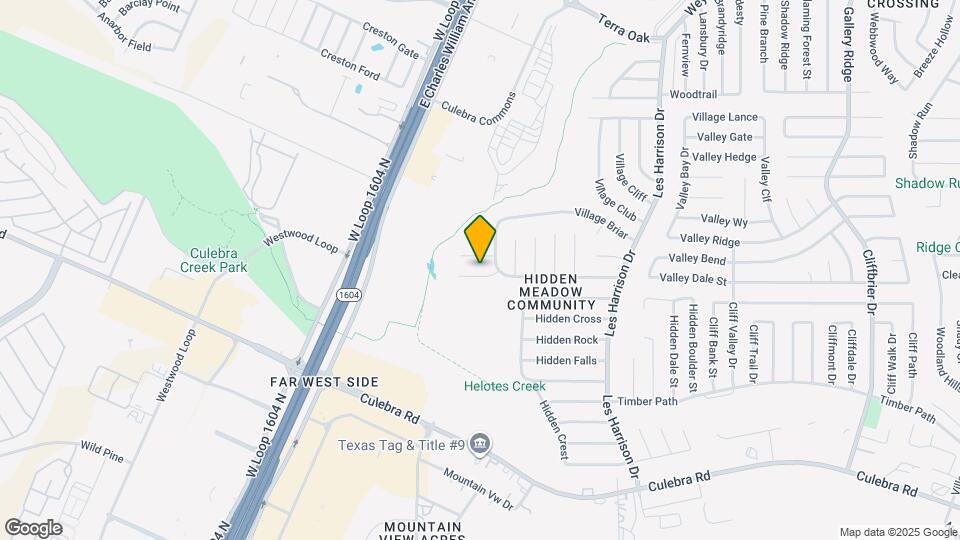 9819 Valley Villa Map and Location Details