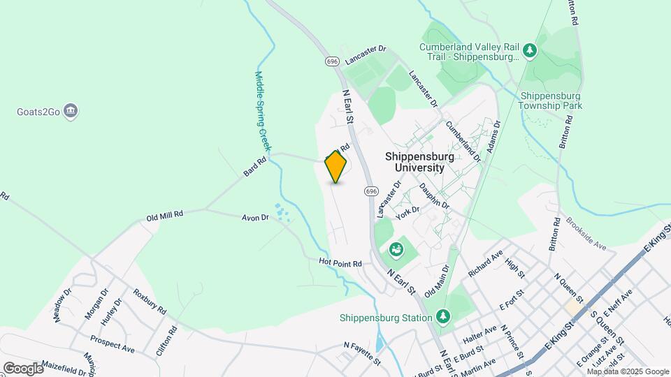 Shippensburg Village Townhomes Map and Location Details