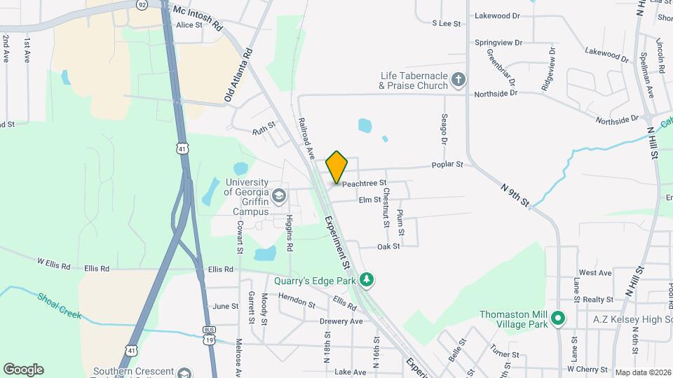 116 Peachtree St Map and Location Details