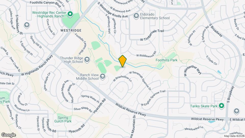 10031 S Cedaridge Way Map and Location Details