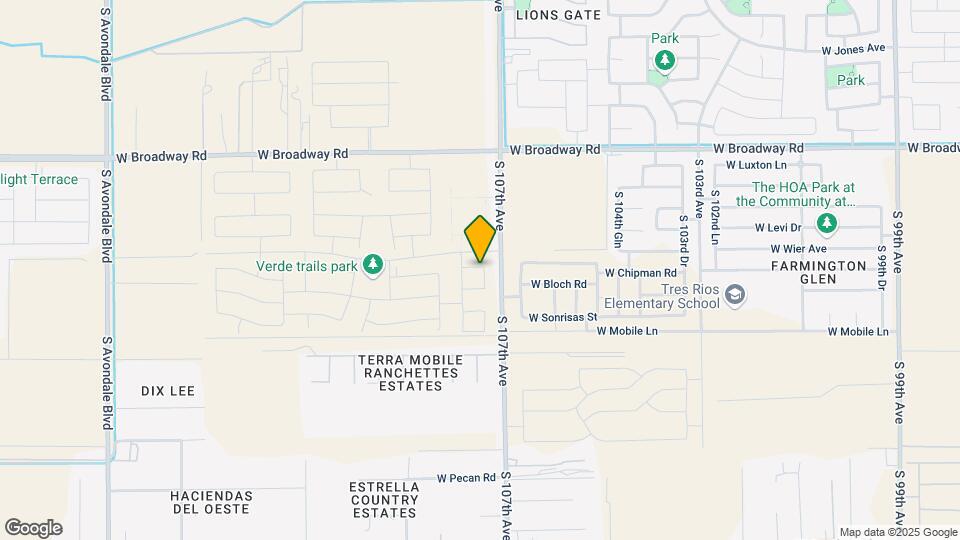4810 S 107th Dr Map and Location Details