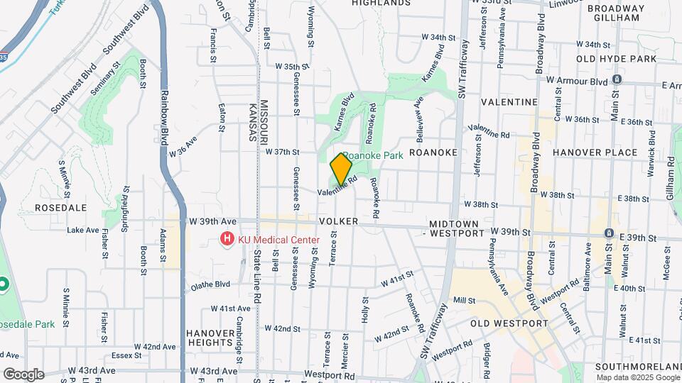 1315-1317 Valentine Rd Map and Location Details