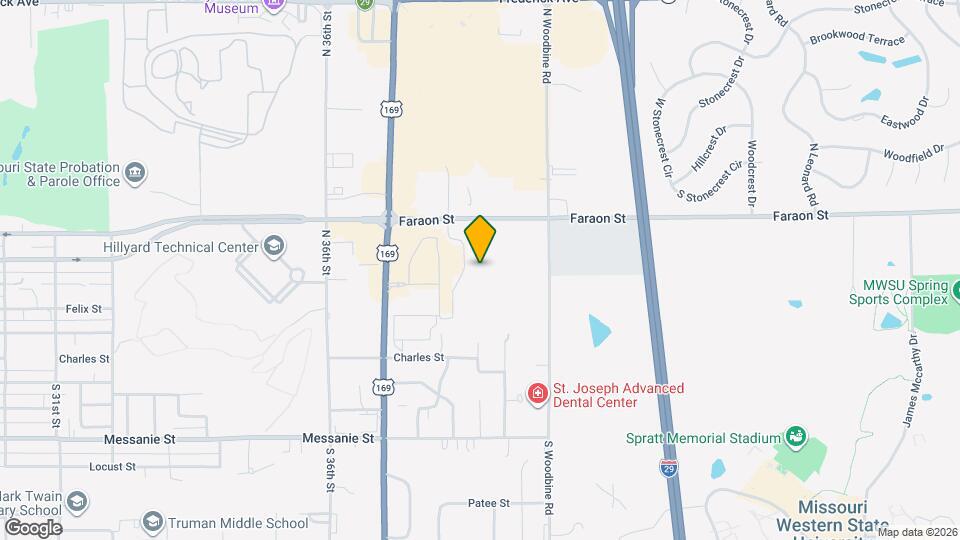 3840 Faraon St Map and Location Details