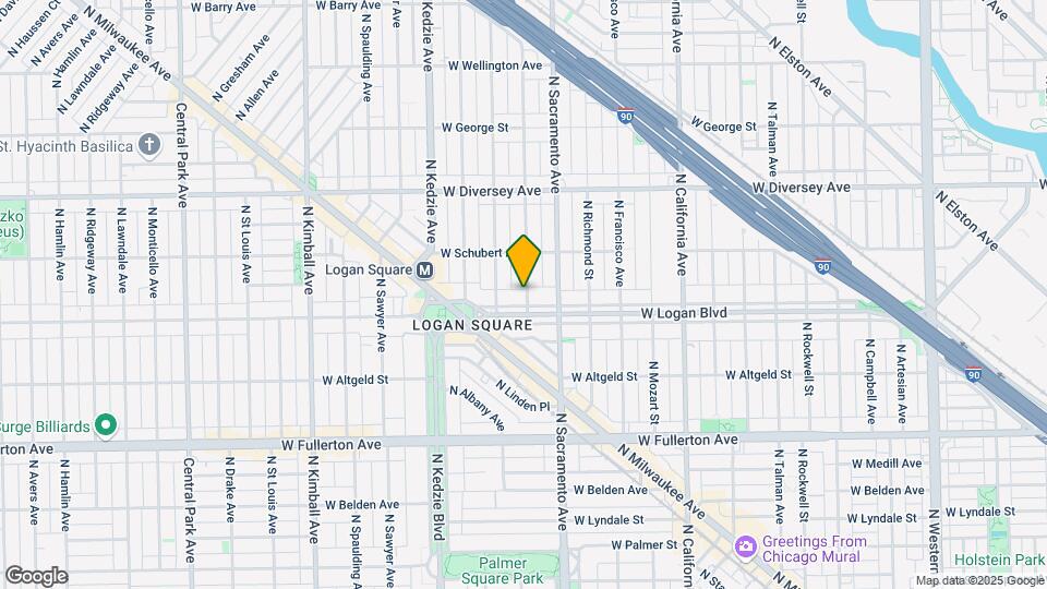 3036 W Logan Blvd Mapa y Detalles de la Ubicación