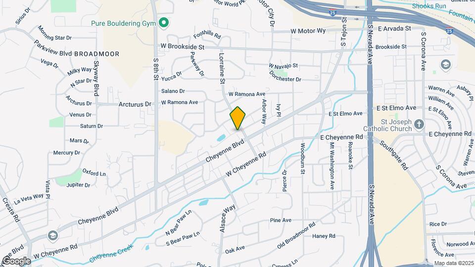 1734 Lorraine St Map and Location Details
