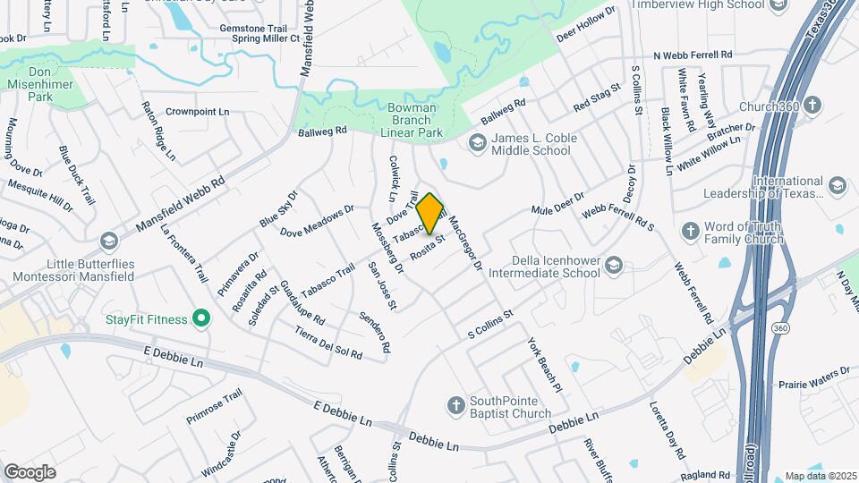 1019 Rosita St Map and Location Details