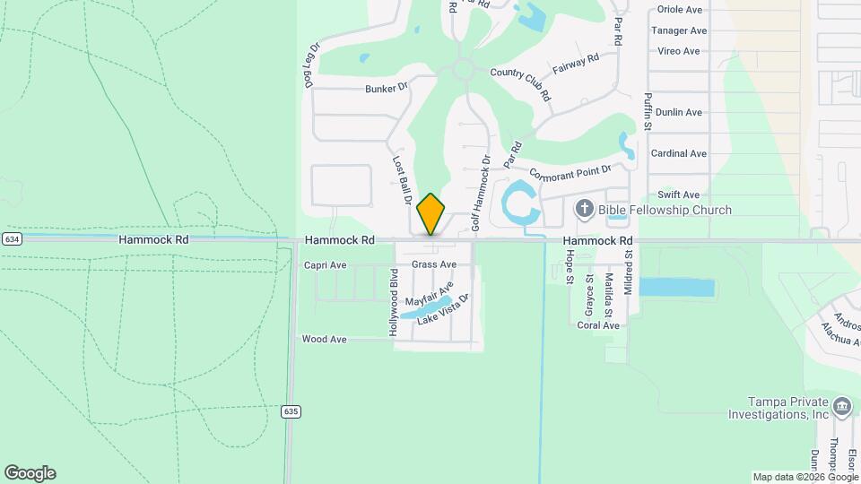 4167 Hammock Rd Map and Location Details