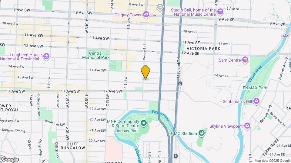 108-115 15 Ave SE Map and Location Details