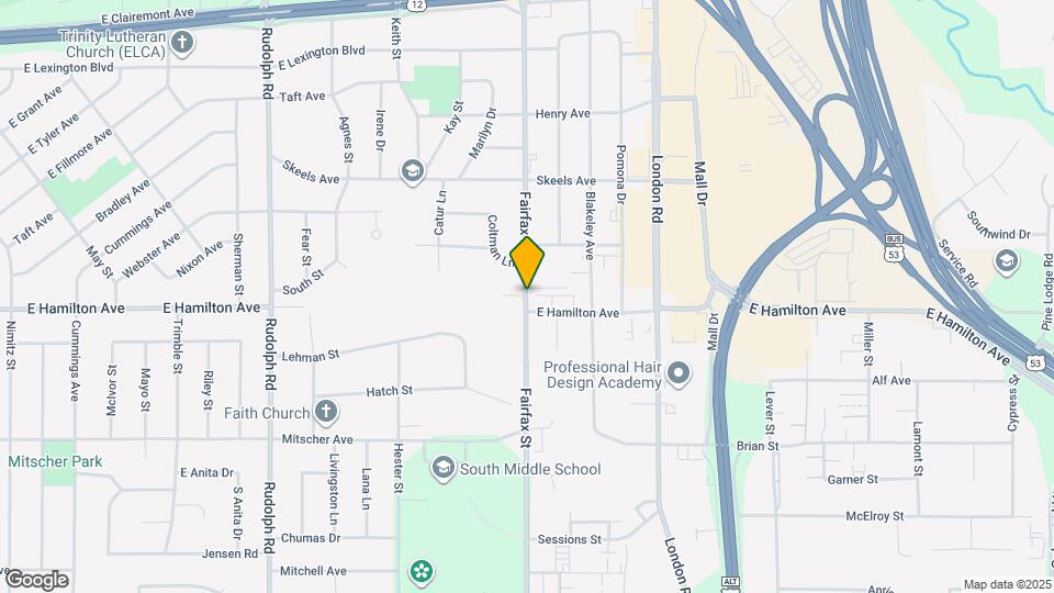 3265 Fairfax St Map and Location Details