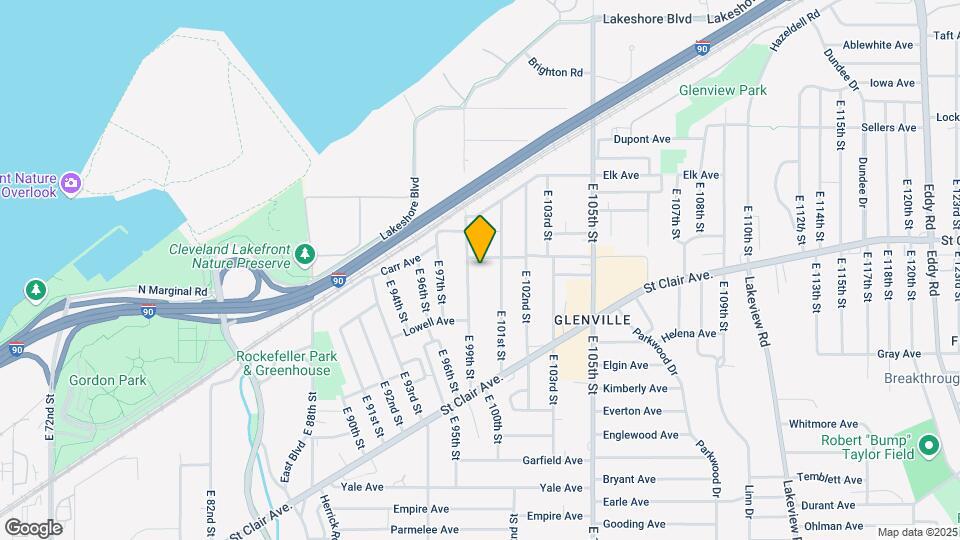 613 E 99th St Map and Location Details
