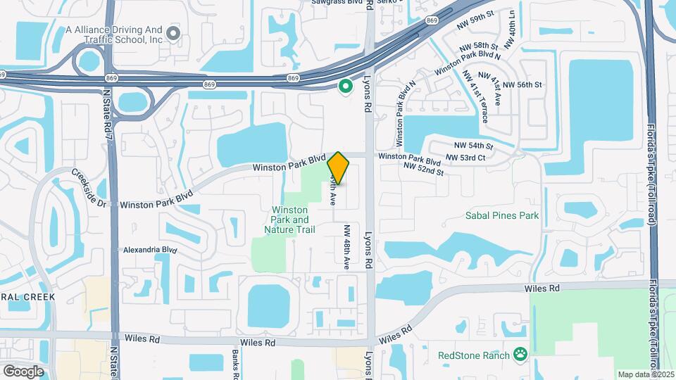 5136 NW 49th Ave Map and Location Details