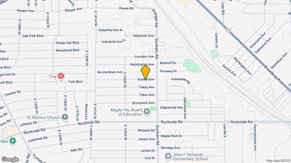 15000 Krems Ave Map and Location Details