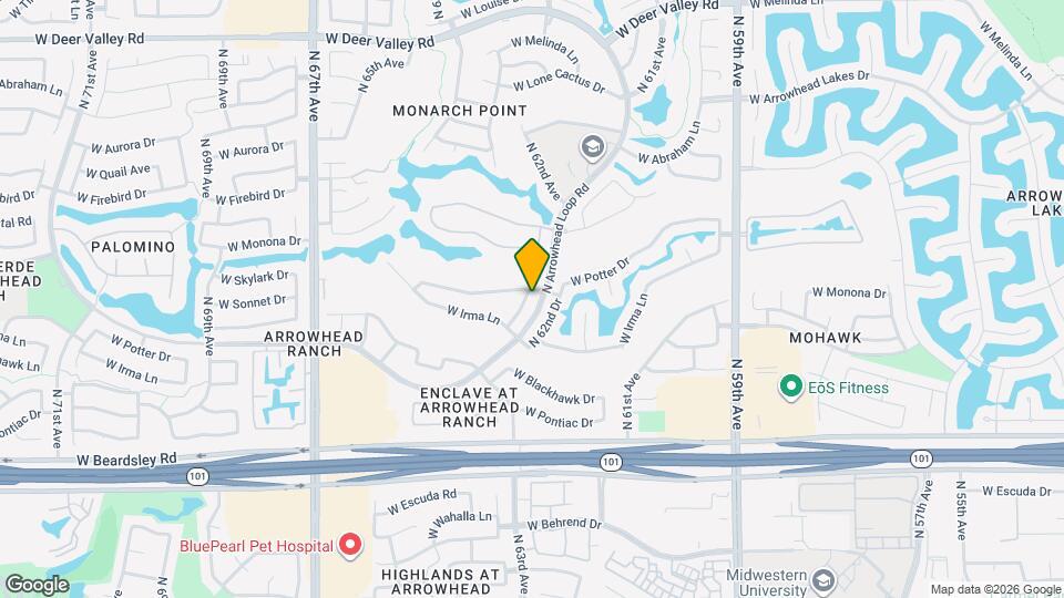 20633 N 63rd Dr Map and Location Details