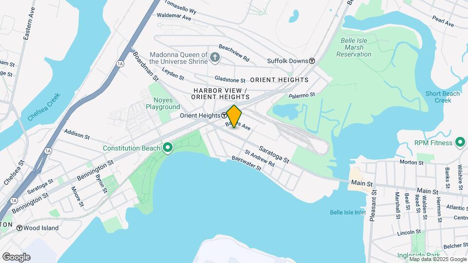 1062 Saratoga St, Unit 3 Map and Location Details