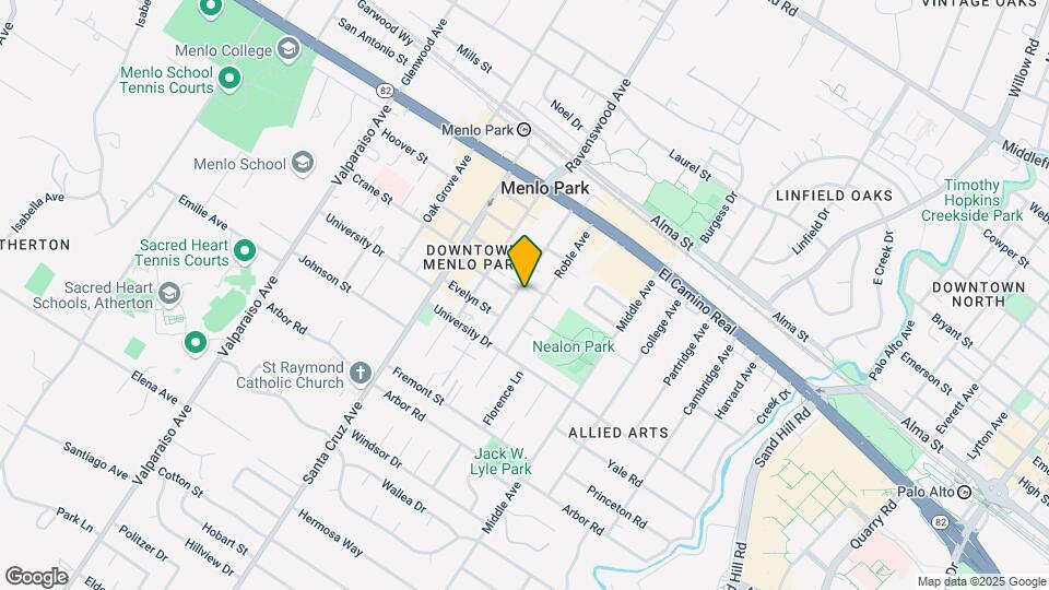 Live Oak Ave Map and Location Details