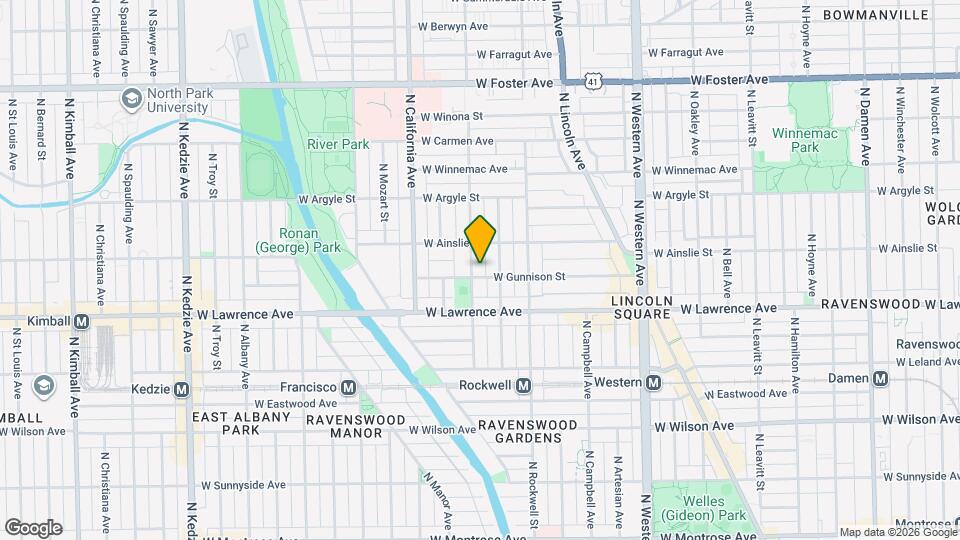 4845 N Washtenaw Ave, Unit Washtenaw unit 1 Map and Location Details