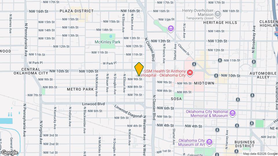 1119 NW 9th St Mapa y Detalles de la Ubicación