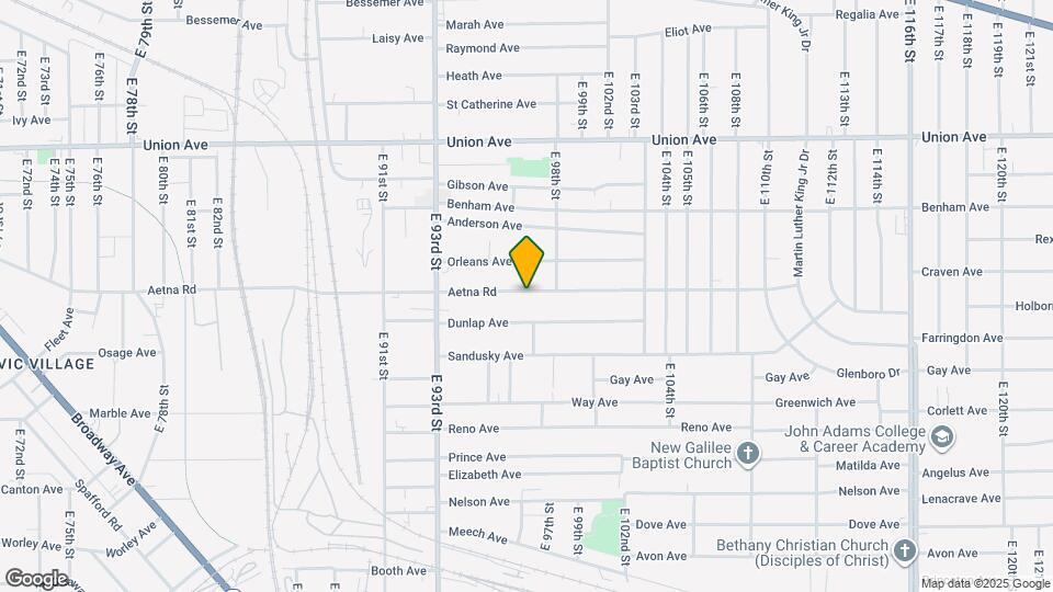 9622 Aetna Rd Map and Location Details