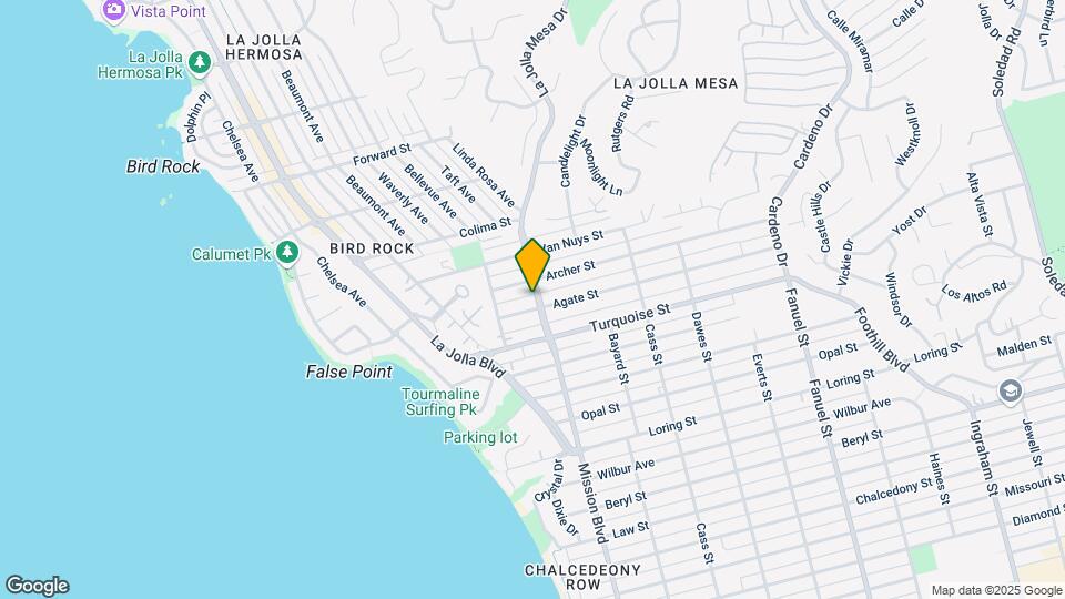 5254 La Jolla Mesa Dr Map and Location Details