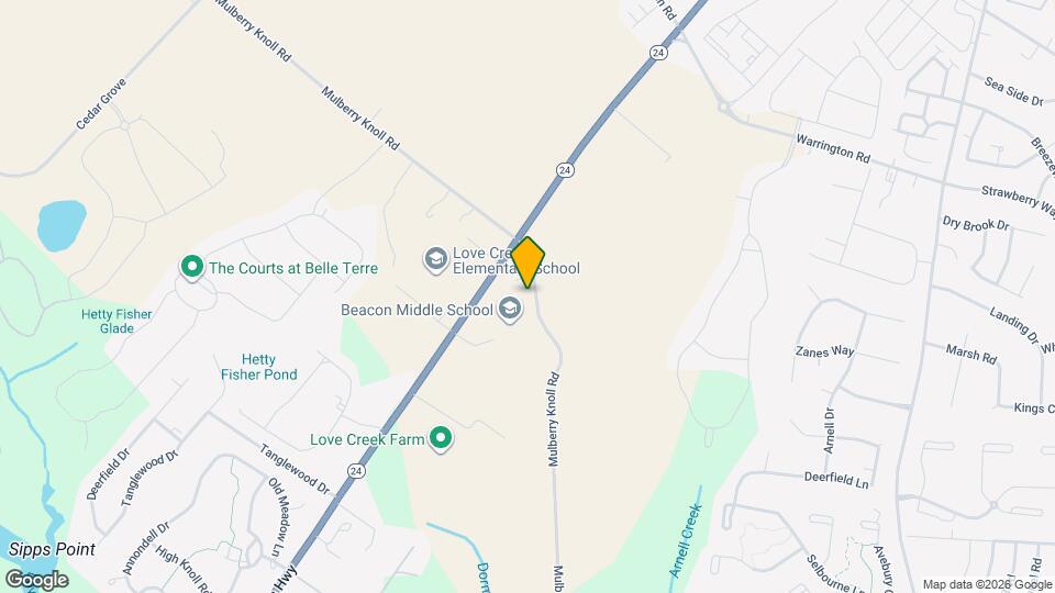 19688 Mulberry Knoll Rd Map and Location Details