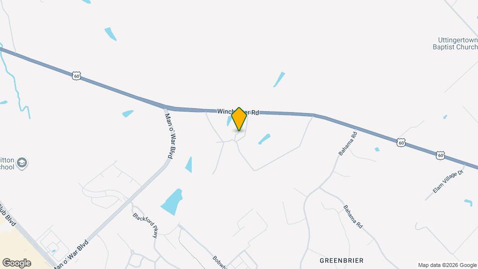 3376 Winchester Rd Map and Location Details