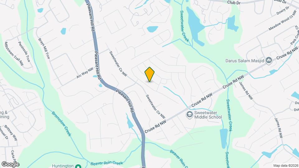 1306 Halletts Peak Pl Map and Location Details