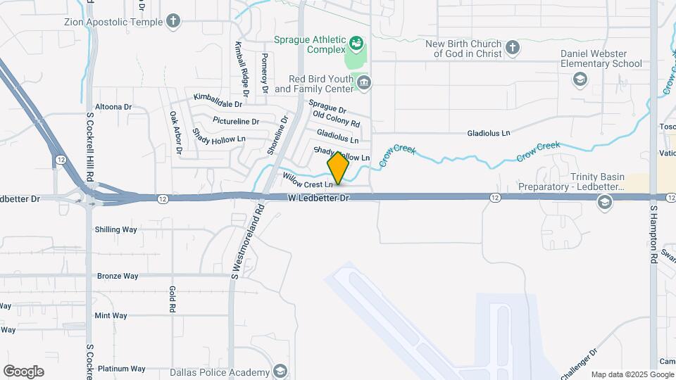 3346 Willow Crest Ln Map and Location Details