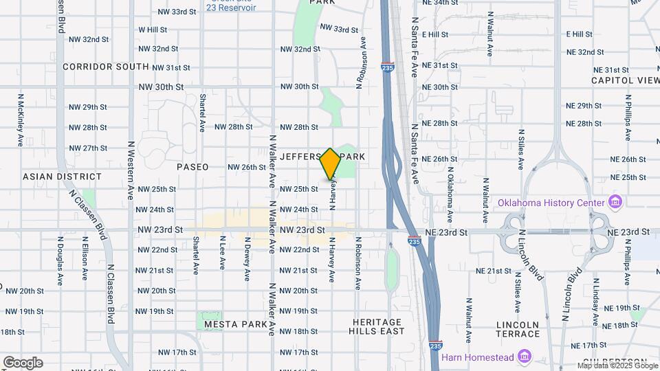 301 NW 25th St Map and Location Details