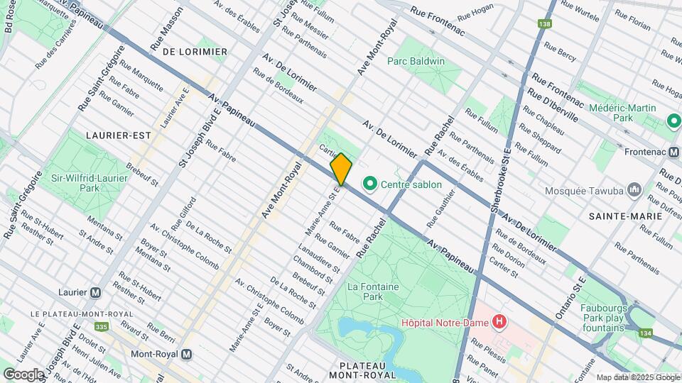 1700-1722 Marie-Anne E Map and Location Details