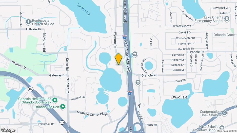 940 N Lake Destiny Rd, Unit H Map and Location Details