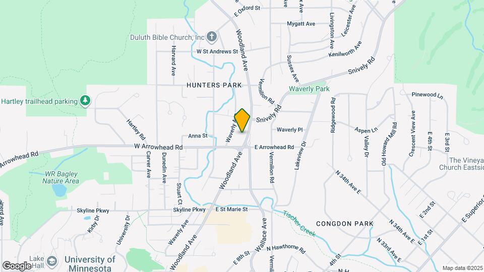 1913-1915 Woodland Ave Map and Location Details