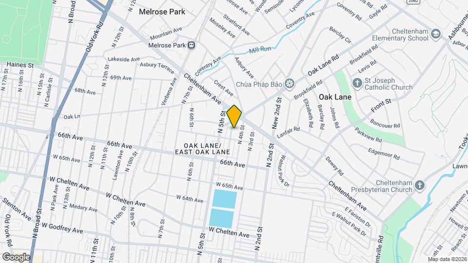 6723 N Lawrence St Map and Location Details