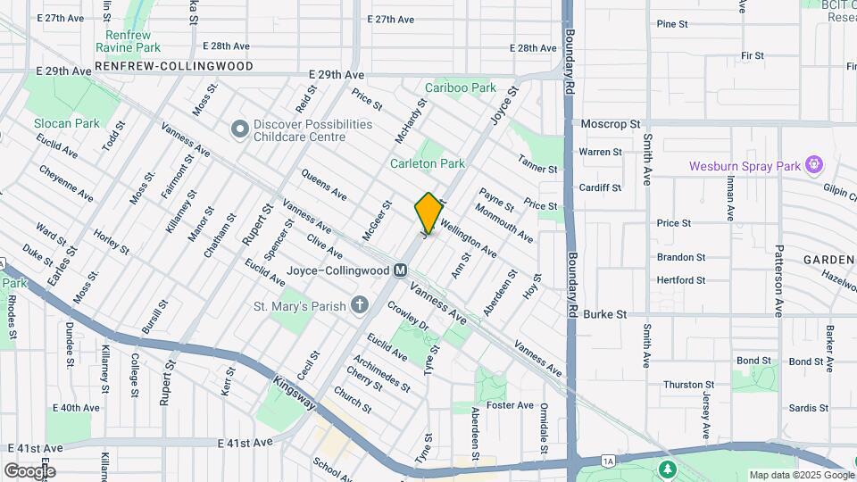 4950 Joyce St Map and Location Details
