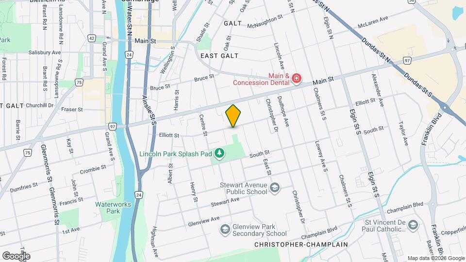 103 ELLIOTT St Map and Location Details