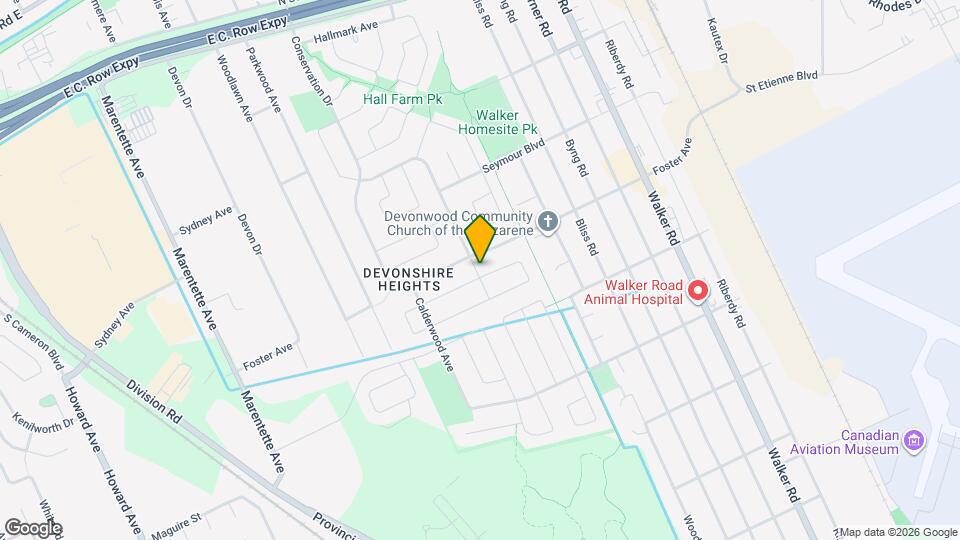 1504 Fuller Crescent Map and Location Details