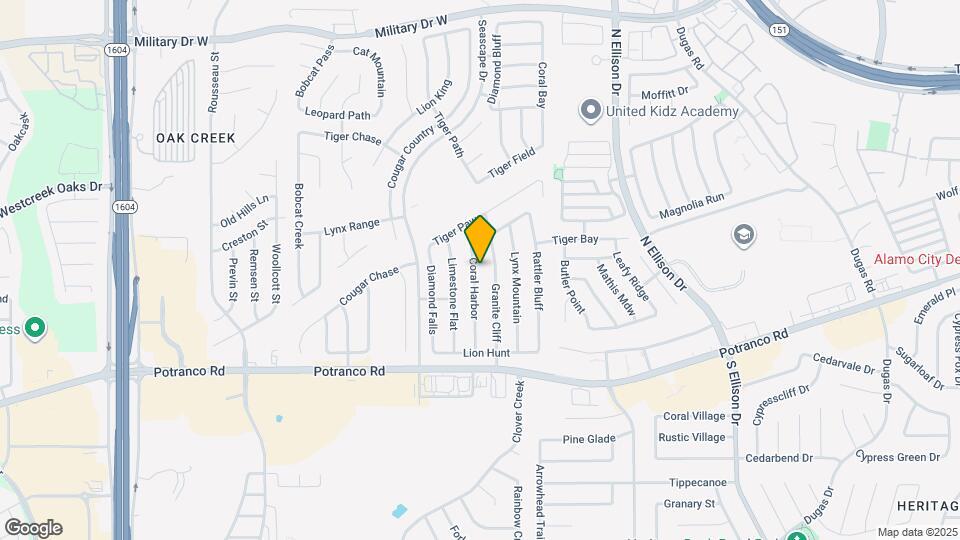 638 Coral Harbor Map and Location Details