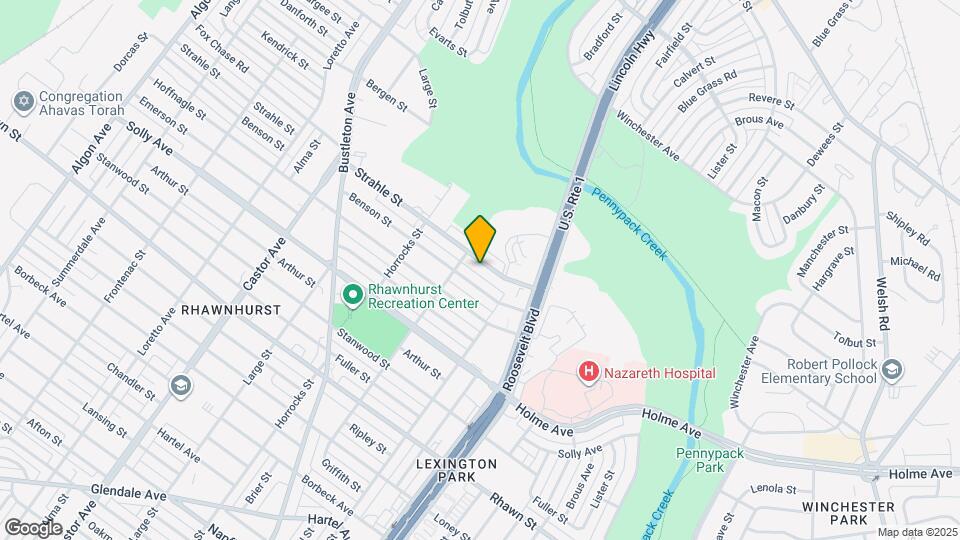 2314 Strahle St, Unit B Map and Location Details