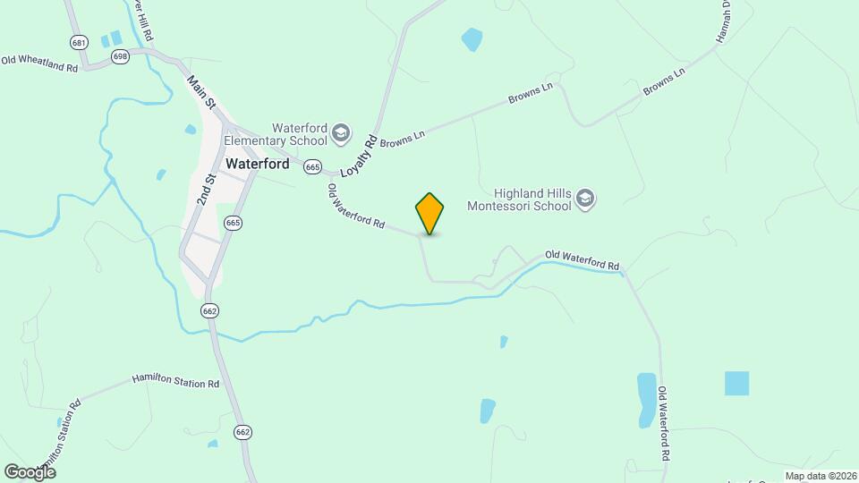 15642 Old Waterford Rd Map and Location Details