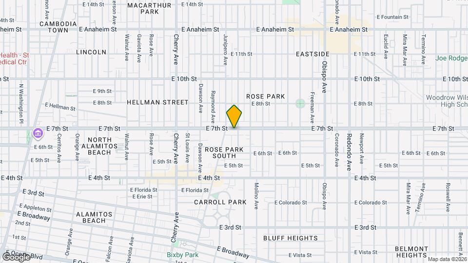 2430 E 7th St Mapa y Detalles de la Ubicación