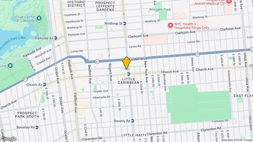 1436 Nostrand Ave Map and Location Details