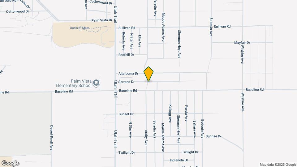 74709 Serrano Dr Map and Location Details