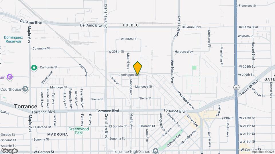 611 Amapola Ave Map and Location Details