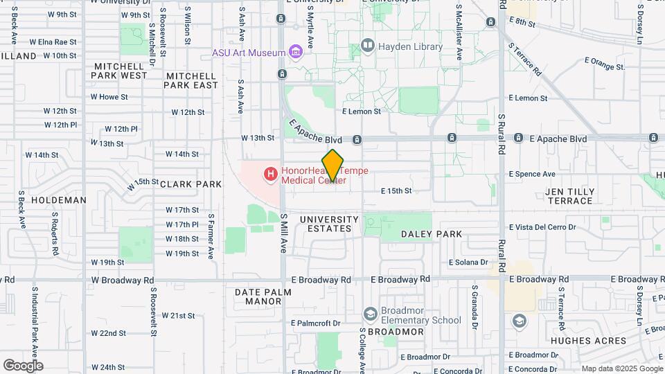1428 S Oakley Pl Map and Location Details