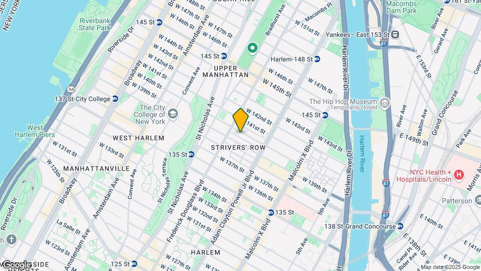 224 W 140th St Map and Location Details