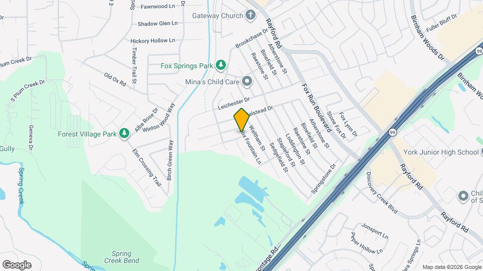 29207 Fox Fountain Ln Map and Location Details