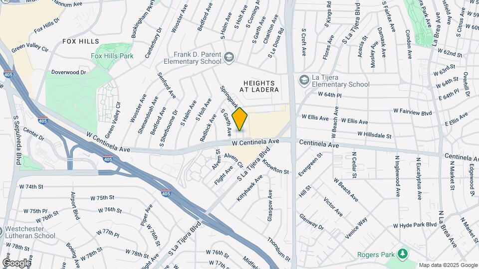 6771 Springpark Ave Map and Location Details
