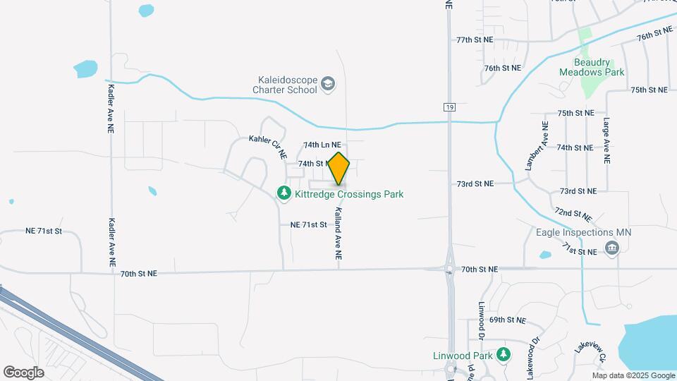 7303 Kalland Cir NE Map and Location Details
