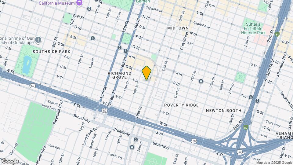 1827 T St Map and Location Details