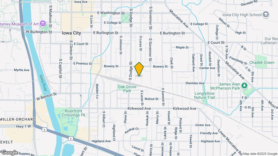 639 S Lucas St Map and Location Details